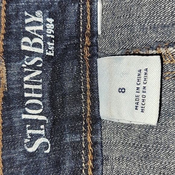 Women's St. Johns Bay Blue Size 8 Jeans (Short - Check Inseam) - Picture 10 of 10